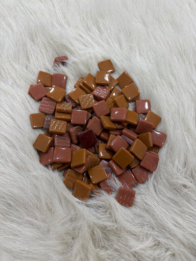 MX-02 Kahve Mix Tonlar Sanatsal Mozaik 15x15mm