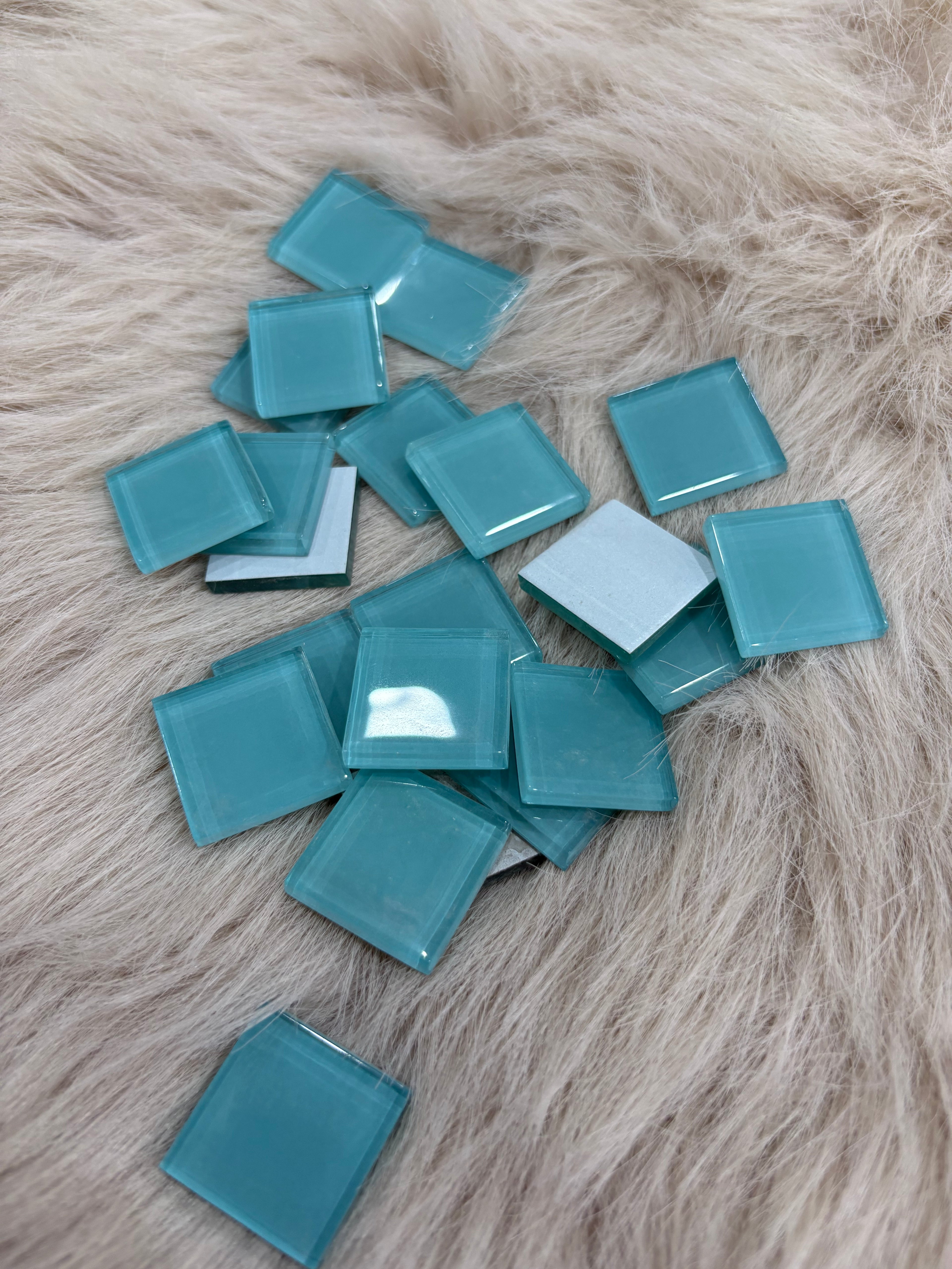 Sanatsal Kristal Mozaik KS-36 23x23mm Açık Turkuaz