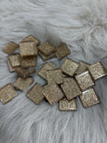 Sanatsal Kristal Mozaik KS-49 23x23mm Simli Gold