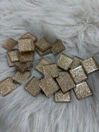 Sanatsal Kristal Mozaik KS-49 23x23mm Simli Gold