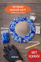 30x30cm Yuvarlak Pleksi Aynalı Yetişkin Set (Başlangıç Seviye)