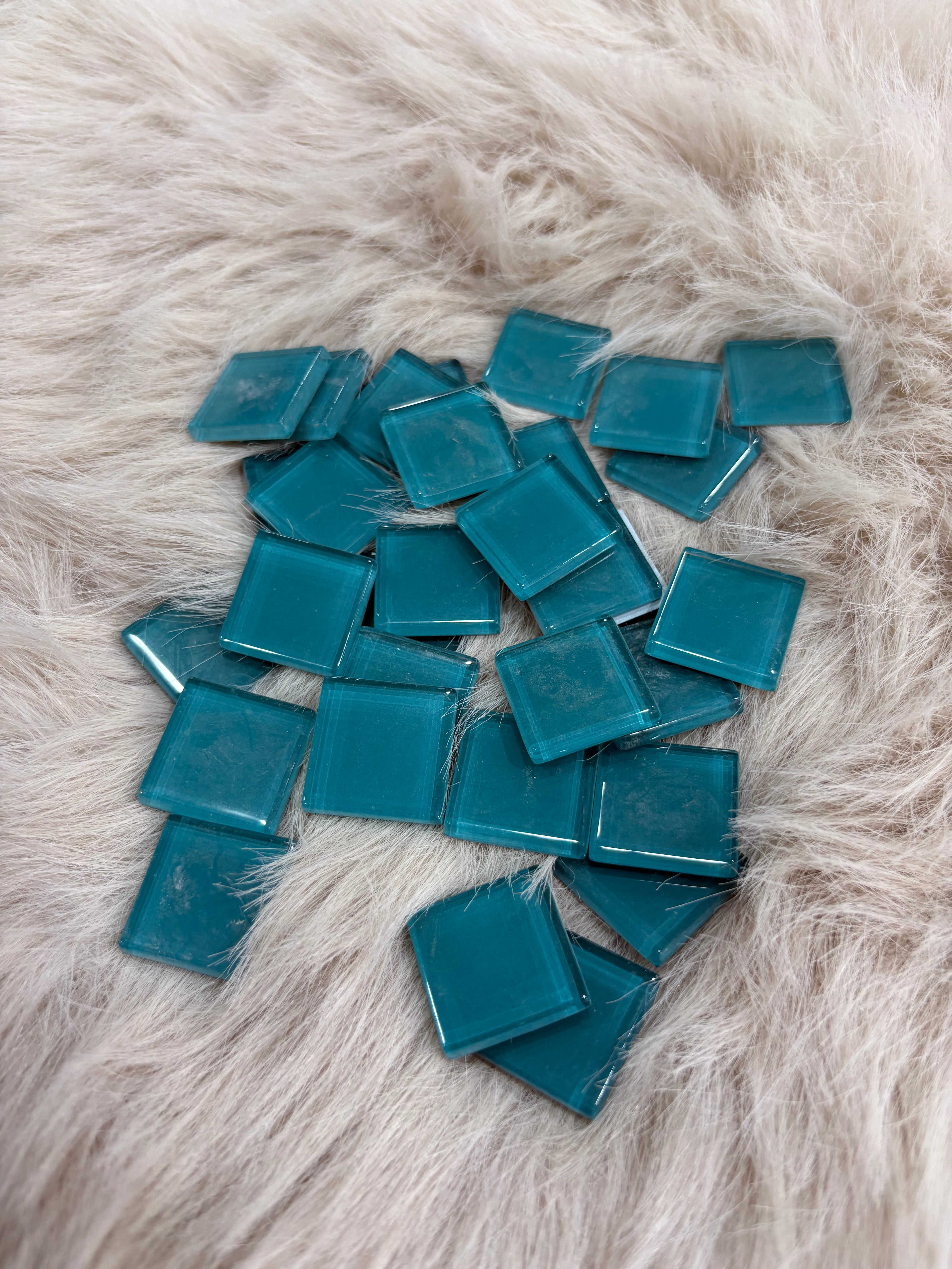 Sanatsal Kristal Mozaik KS-22 23x23mm Koyu Turkuaz