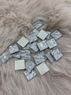 Sanatsal Kristal Mozaik KS-53 23x23mm Dalgalı Gümüş