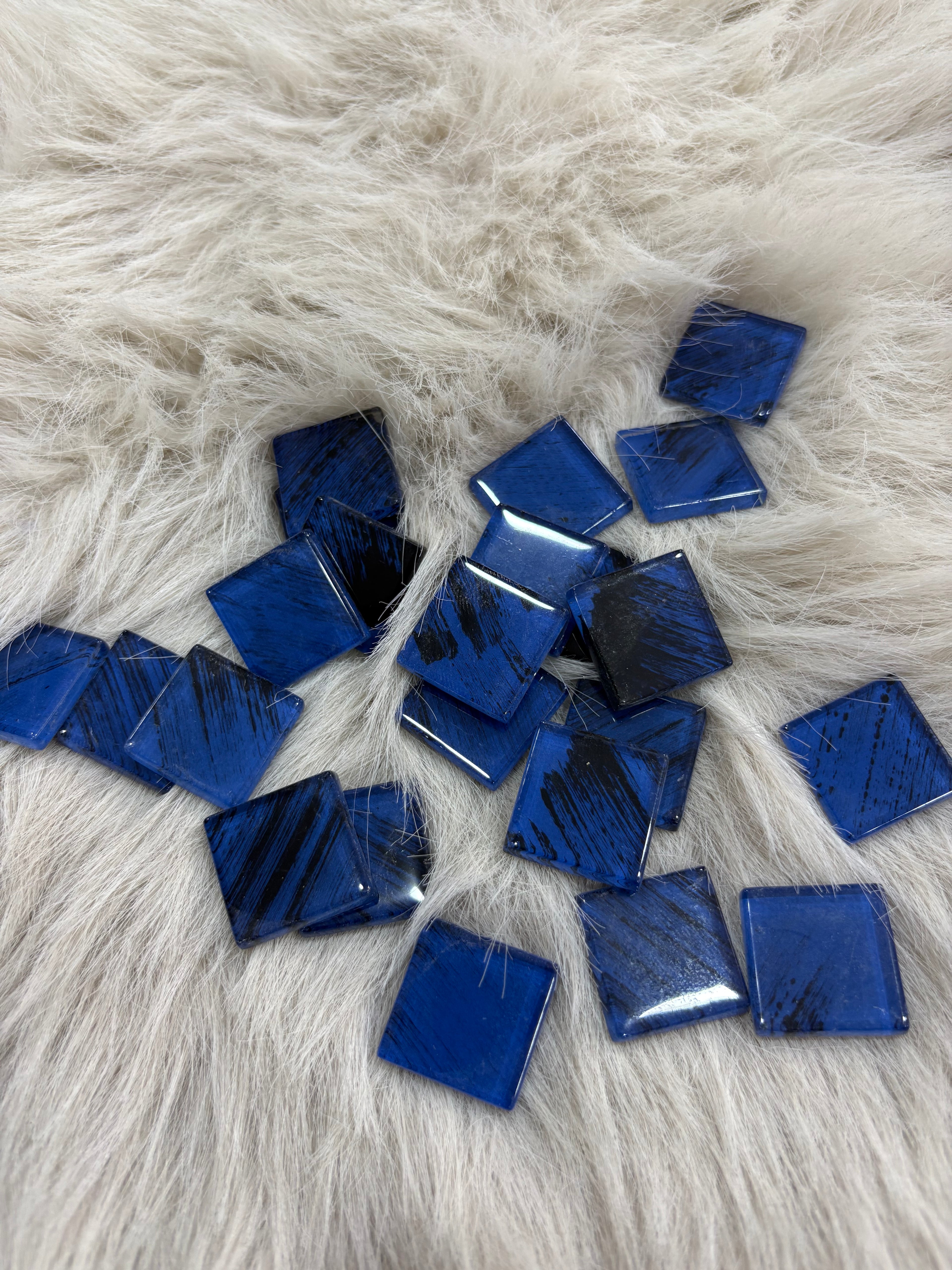 Sanatsal Kristal Mozaik KS-45 23x23mm Gece Karanlığı
