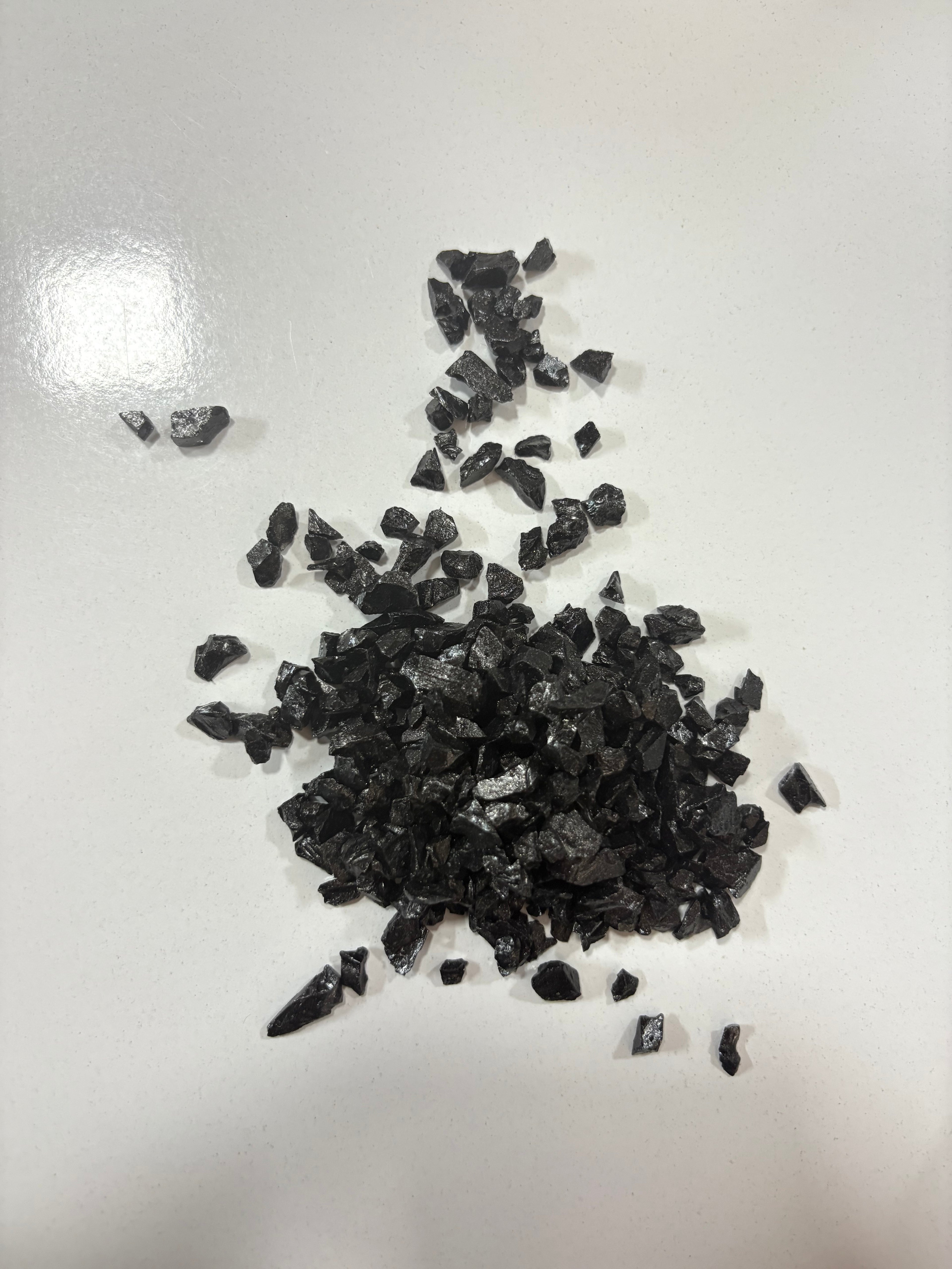 SCK-13 Siyah Sanatsal Cam Kırığı