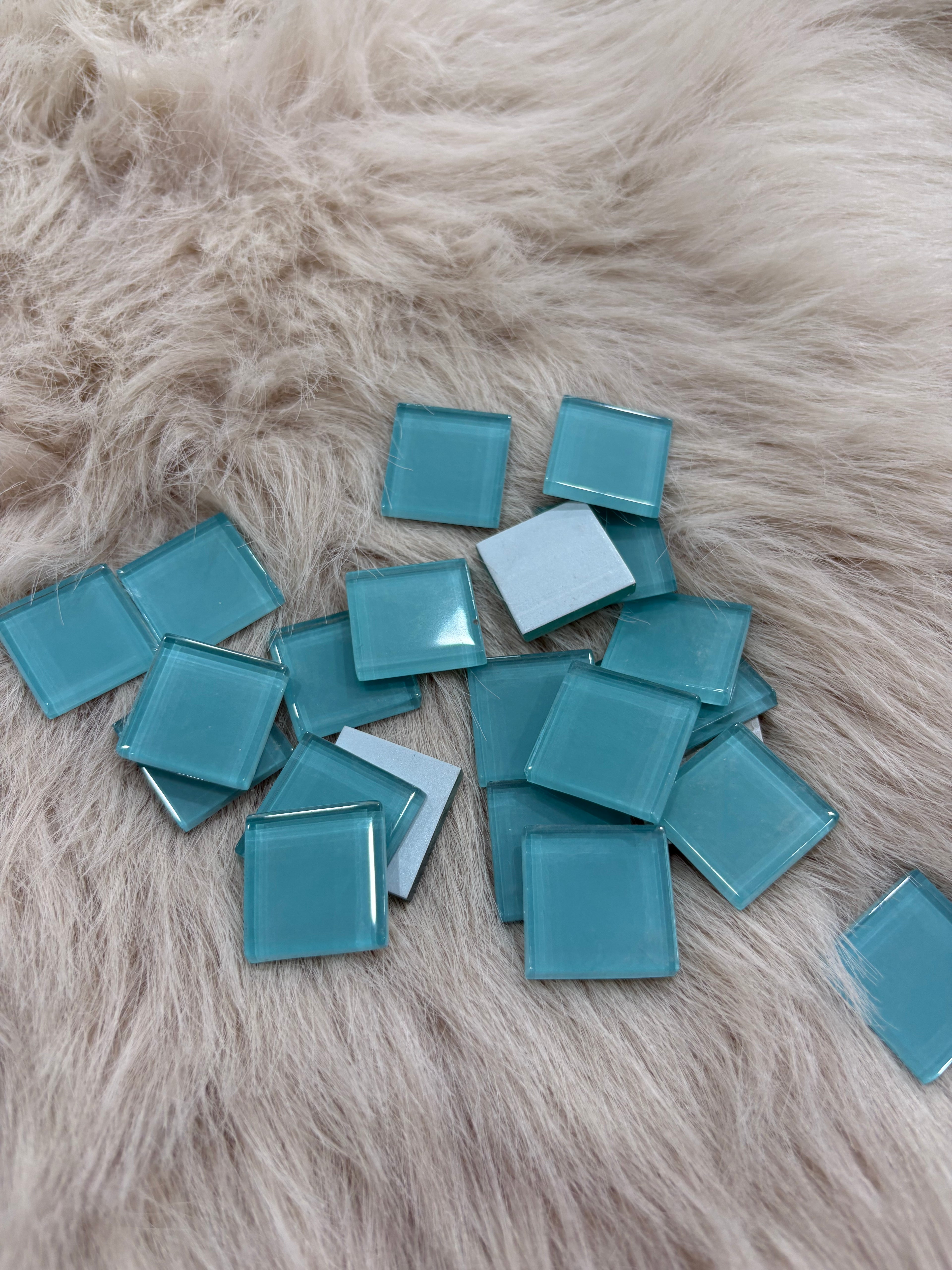 Sanatsal Kristal Mozaik KS-36 23x23mm Açık Turkuaz