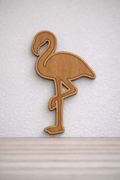 19x27,5cm Flamingo Figür Mozaik Bazı