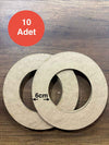 28x28cm Ring Raw Wood (10-pack)