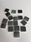 BM-32 Metalik Gri Sanatsal Mozaik 25x25