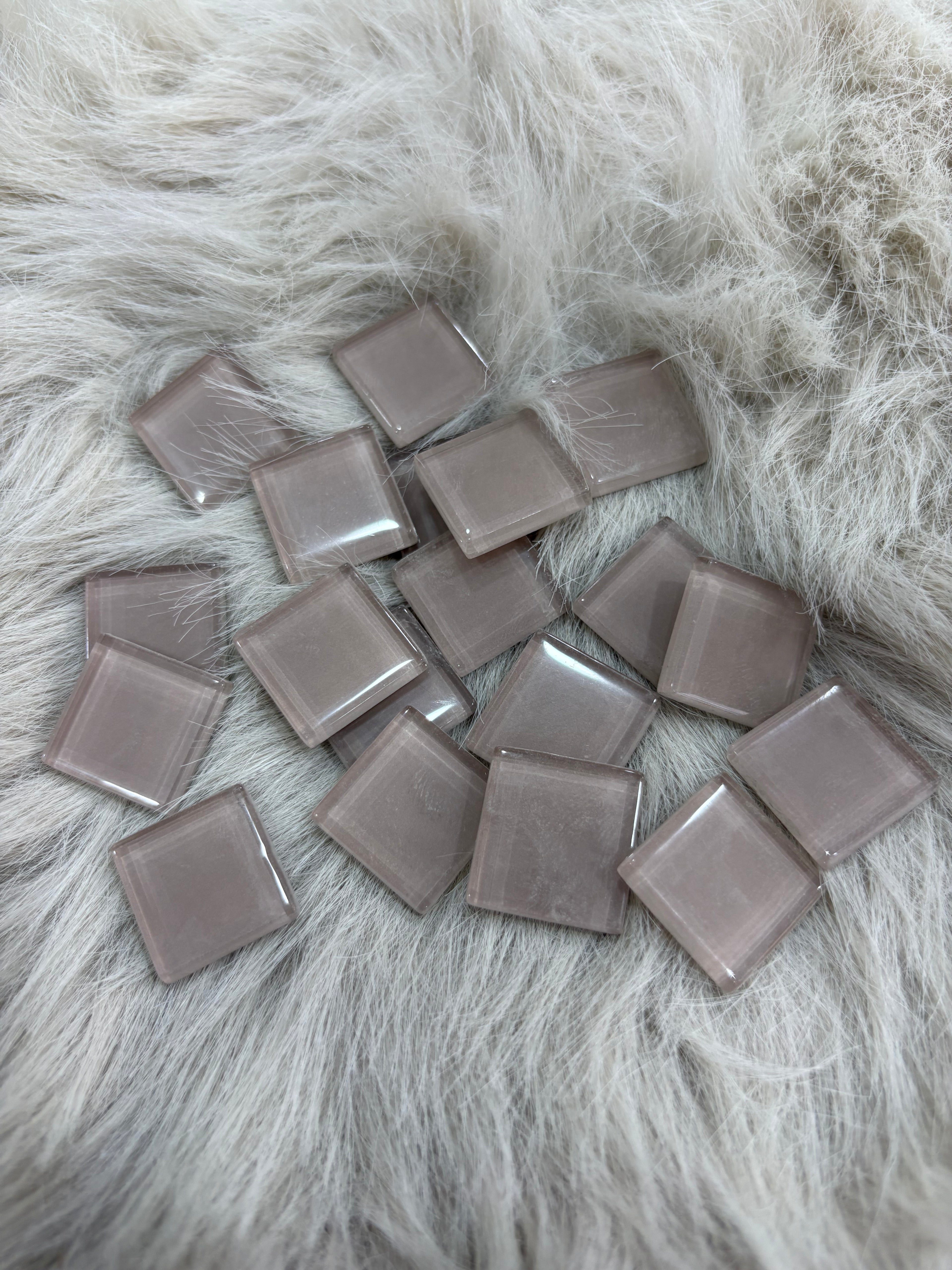 Sanatsal Kristal Mozaik KS-46 23x23mm Sütlü Kahve