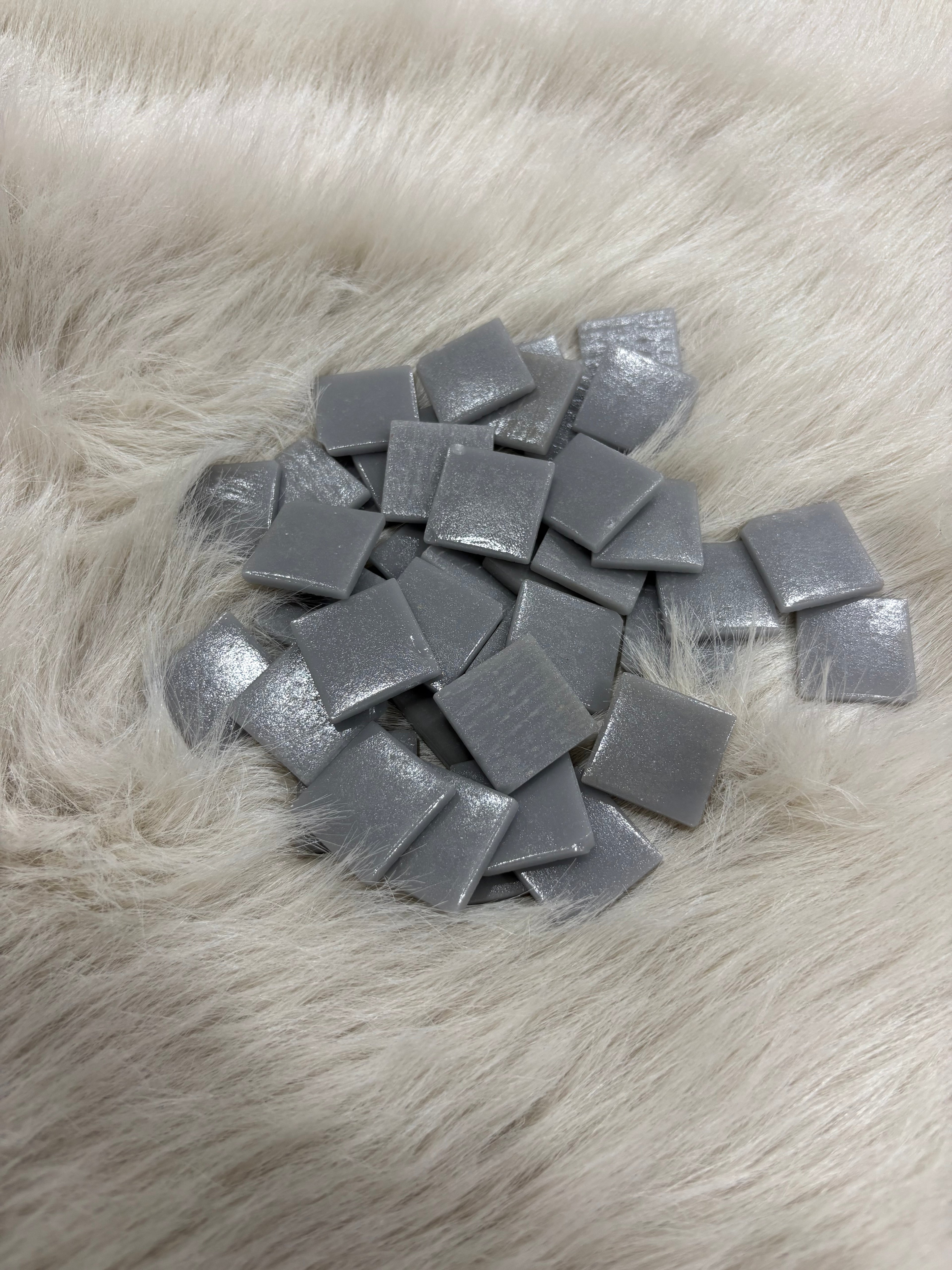 MT-06 Matt Grey Artistic Mosaic 25x25mm