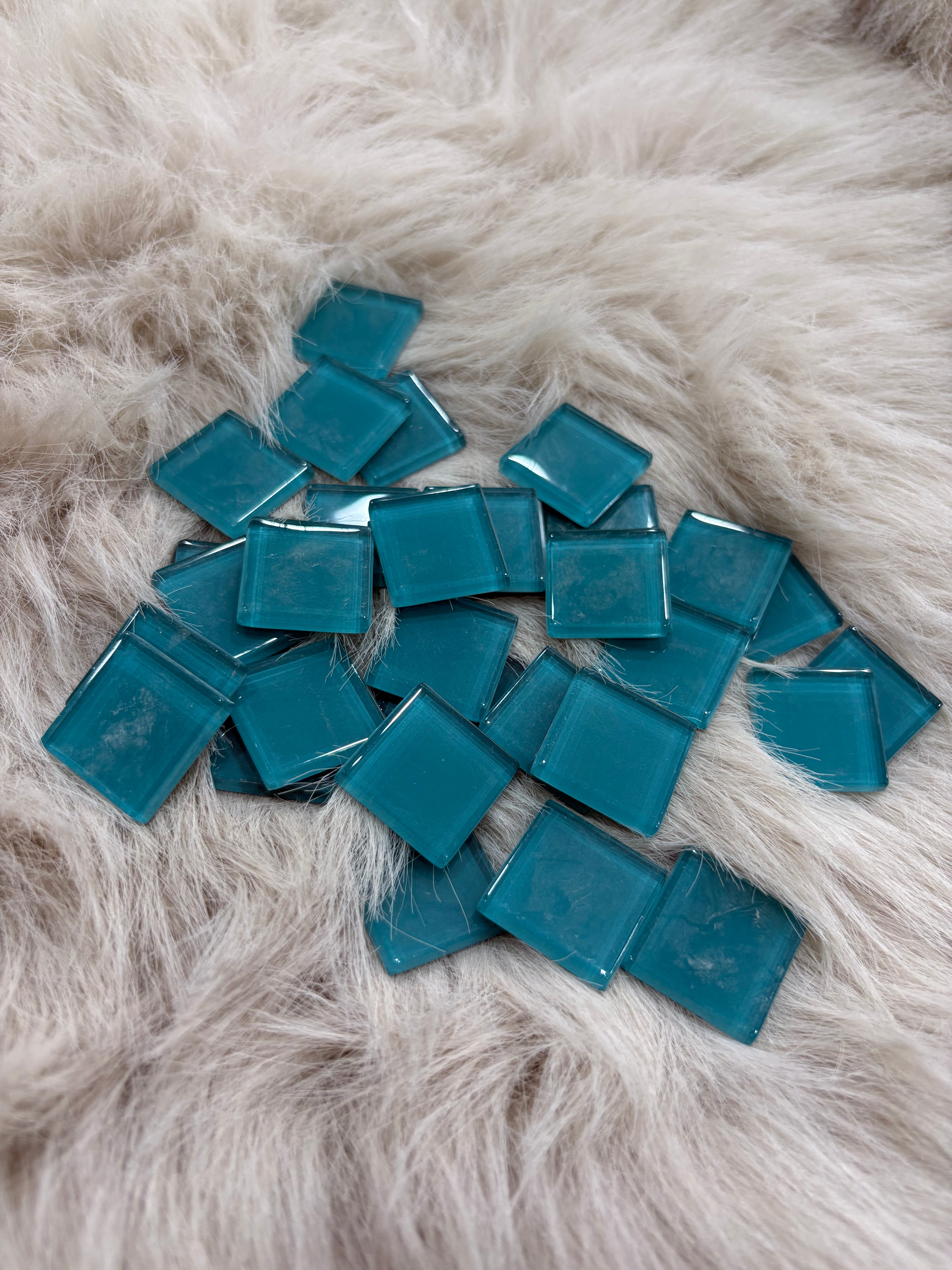 Sanatsal Kristal Mozaik KS-22 23x23mm Koyu Turkuaz