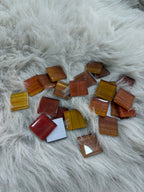 Sanatsal Kristal Mozaik KS-05 23x23mm Turunç Çizgi