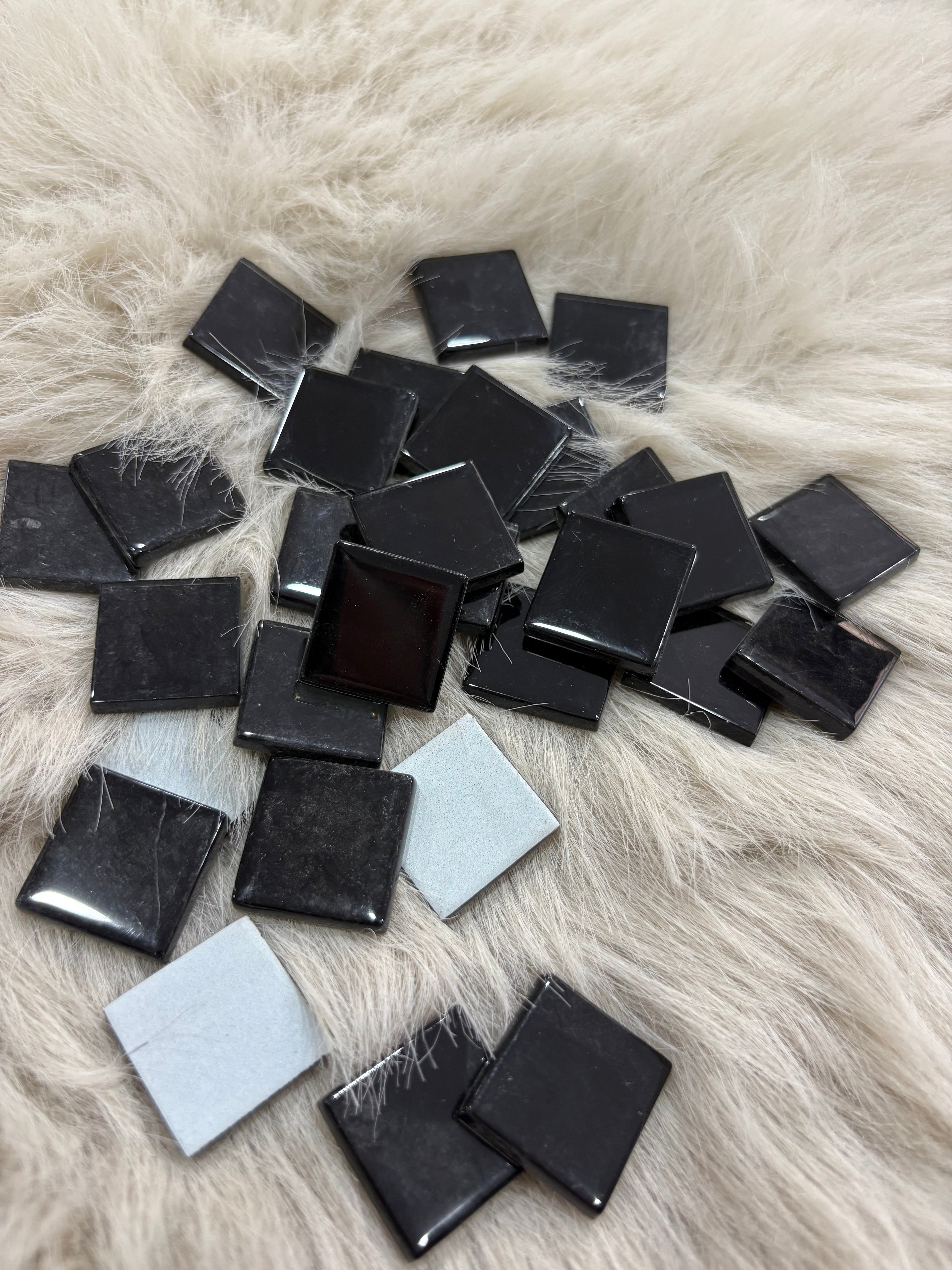 Sanatsal Kristal Mozaik KS-28 23x23mm Siyah
