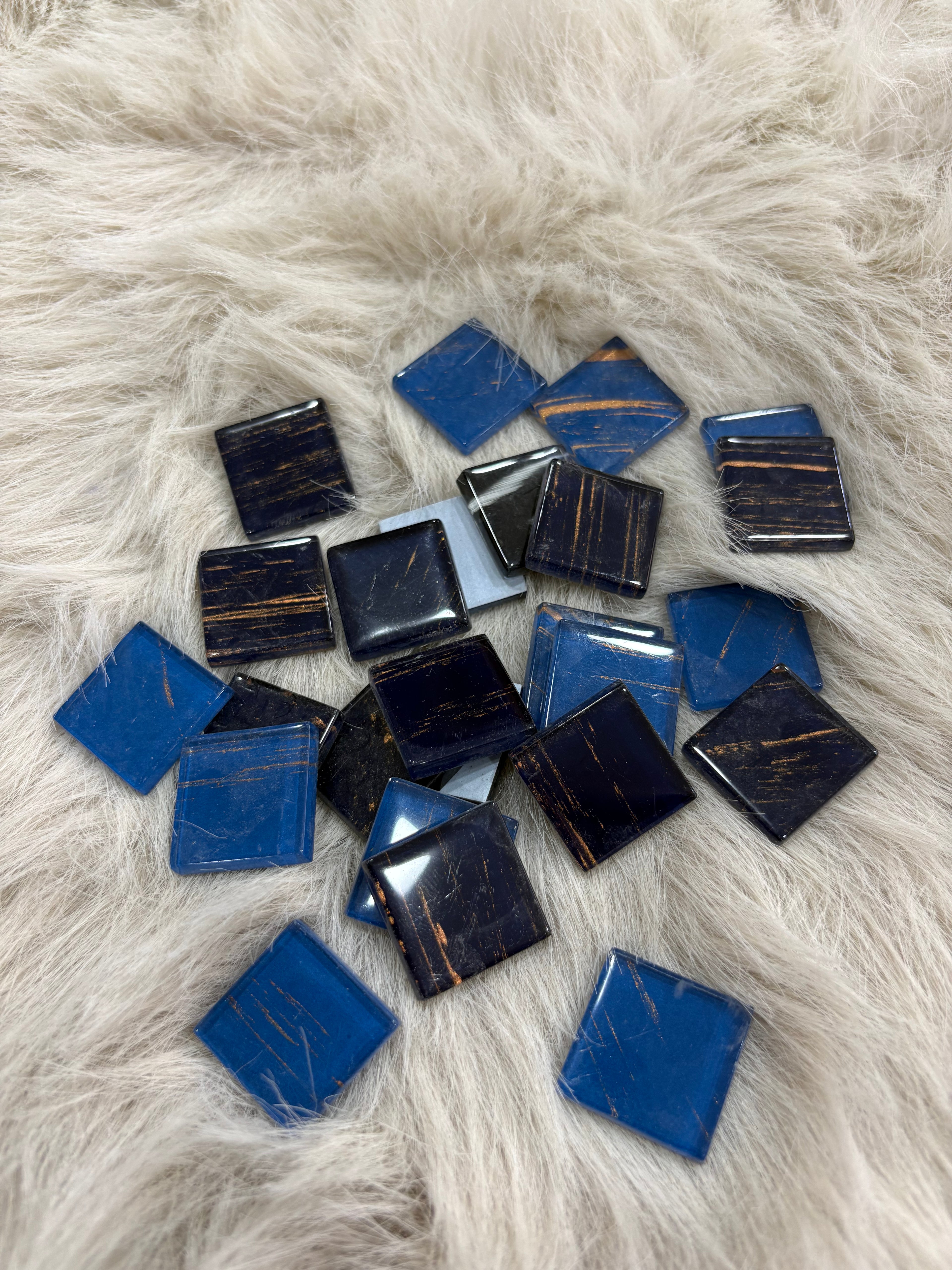 Sanatsal Kristal Mozaik KS-21 23x23mm Arte Blue