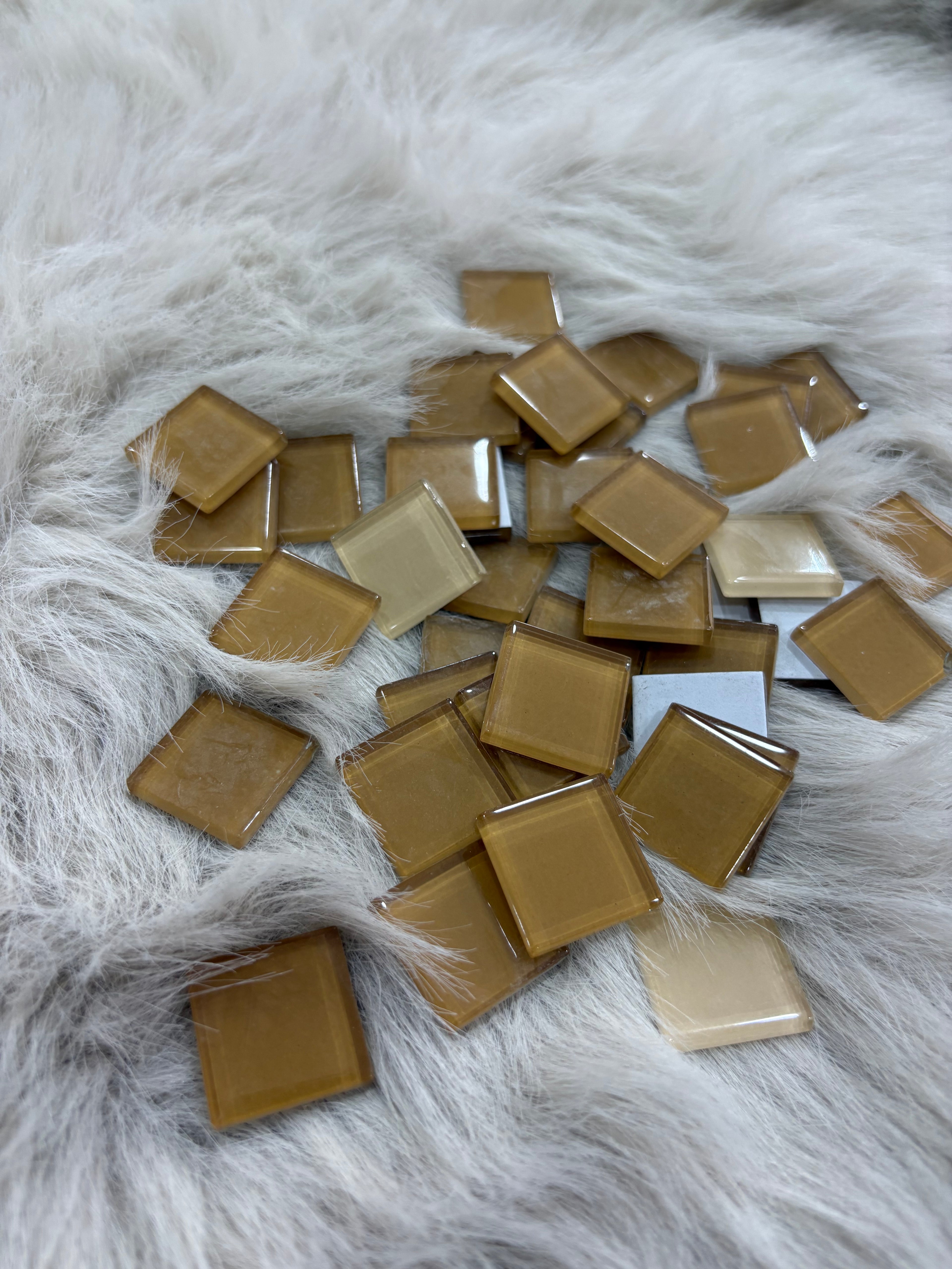 Sanatsal Kristal Mozaik KS-24 23x23mm Koyu Bal