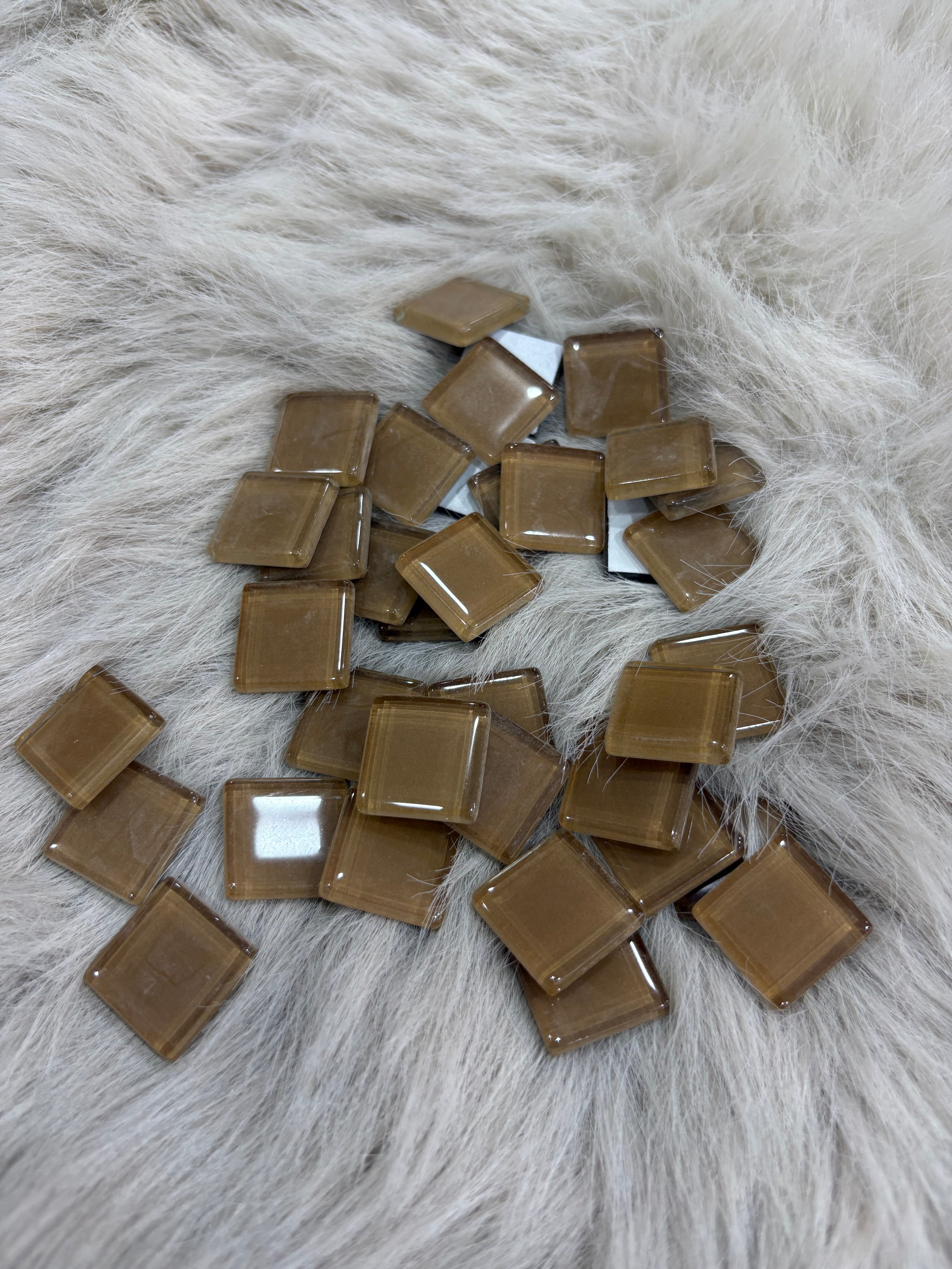 Sanatsal Kristal Mozaik KS-18 23x23mm Ballı Hardal