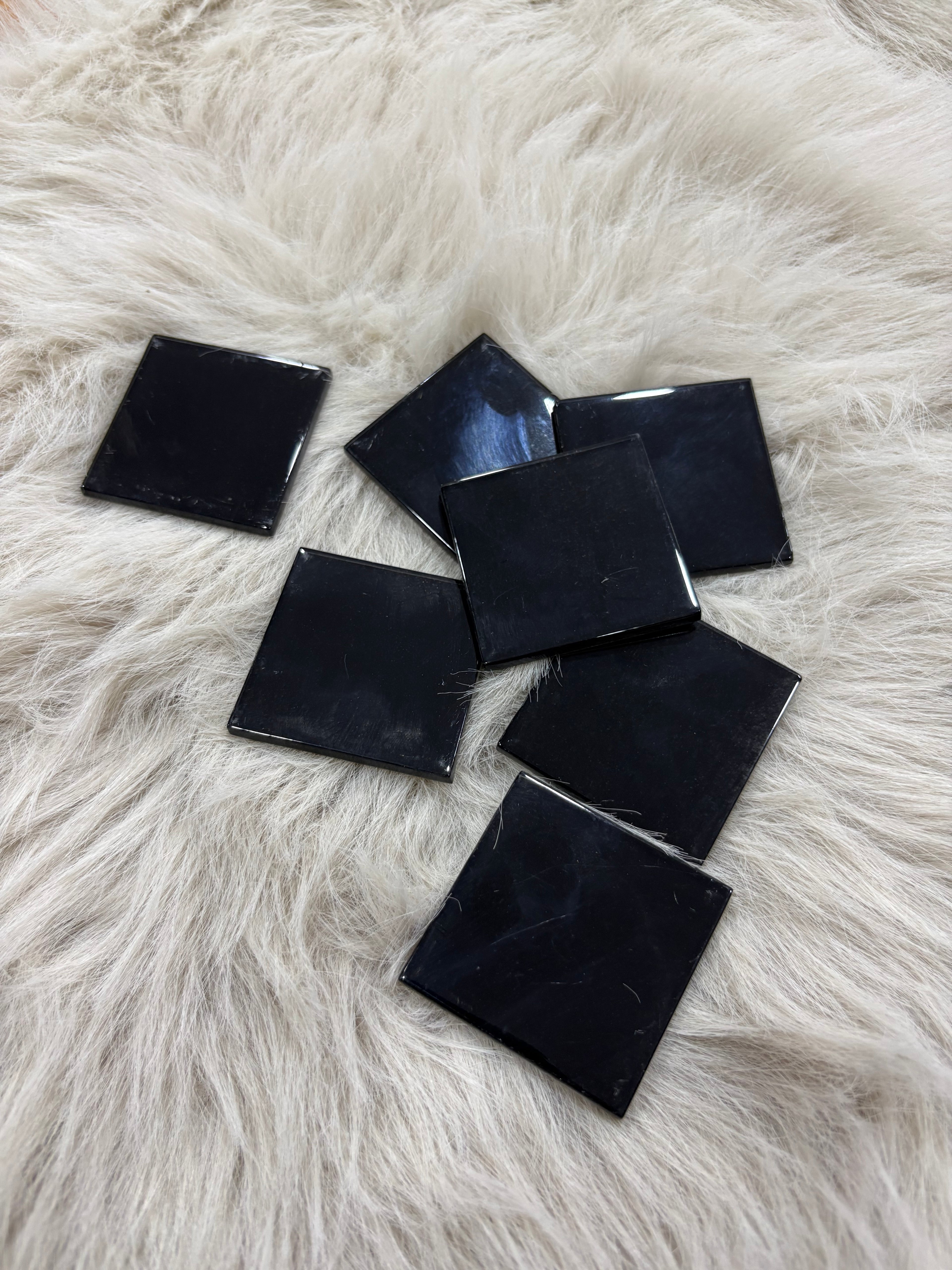 Sanatsal Kristal Mozaik SM-04 38x38mm Siyah