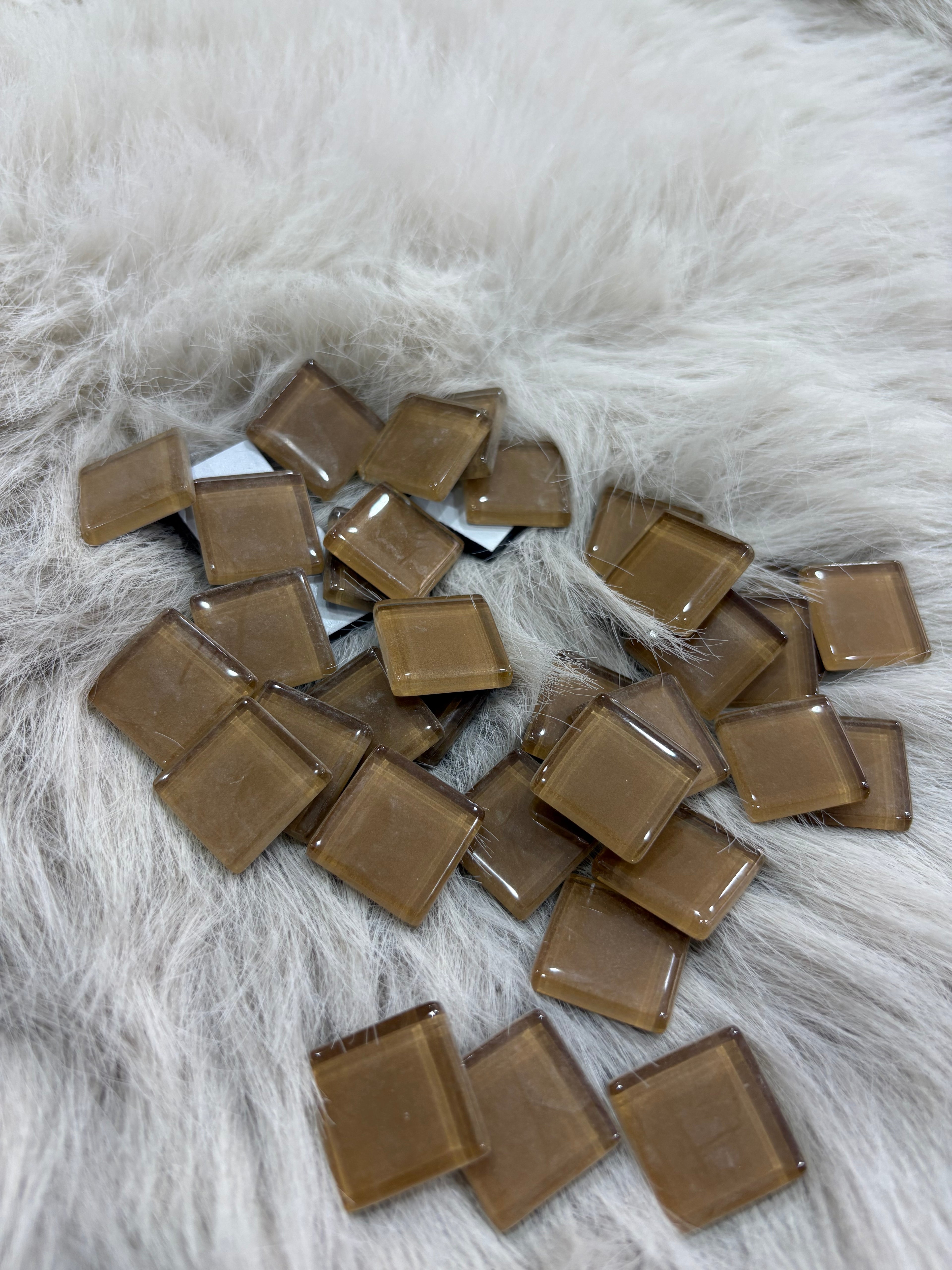 Sanatsal Kristal Mozaik KS-18 23x23mm Ballı Hardal