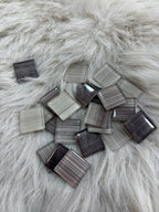 Sanatsal Kristal Mozaik KS-16 23x23mm Çizgili Bej Mix
