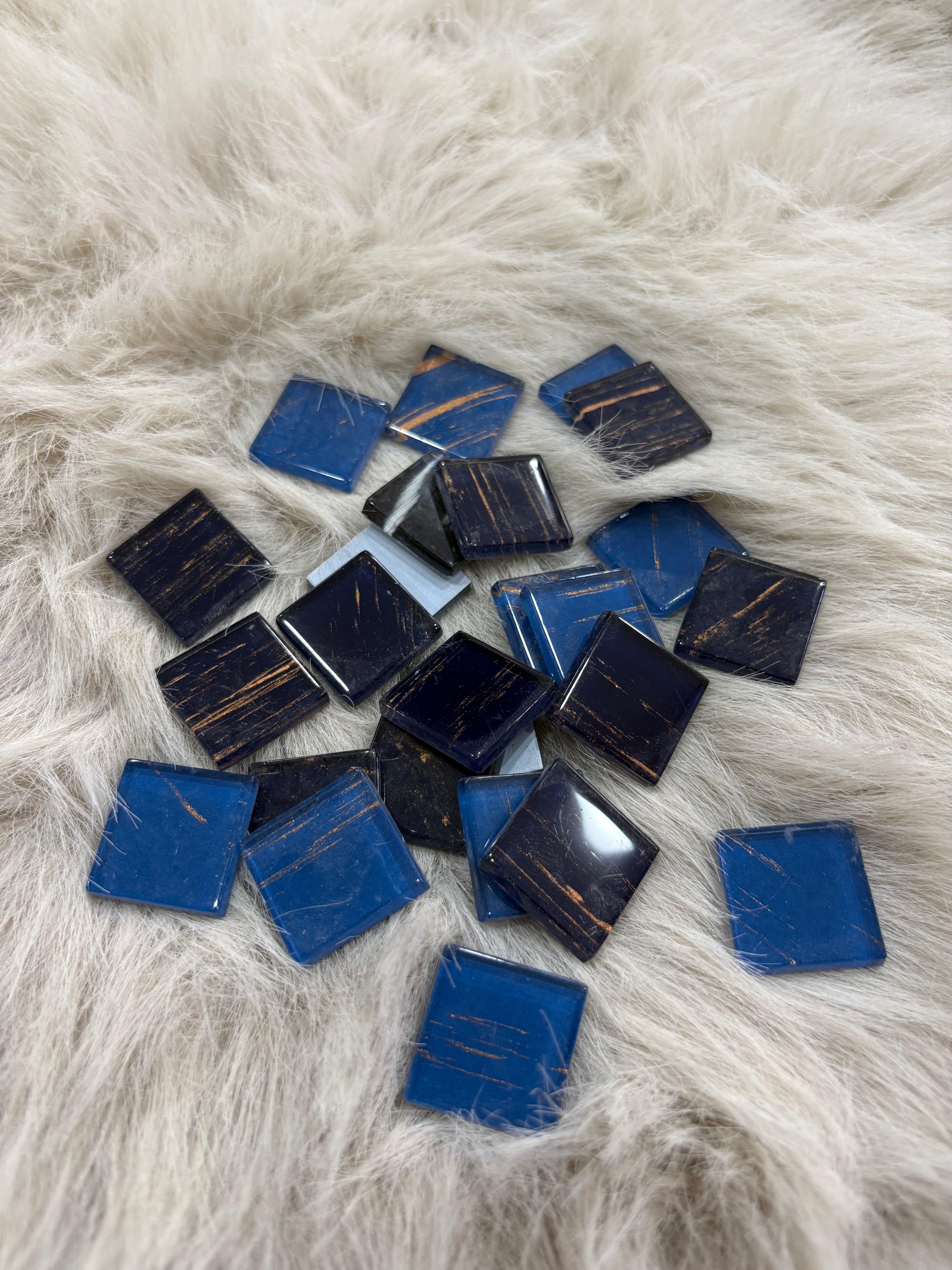 Sanatsal Kristal Mozaik KS-21 23x23mm Arte Blue