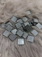 Sanatsal Kristal Mozaik KS-52 23x23mm Simli Gümüş