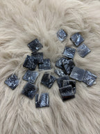 Sanatsal Kristal Mozaik KS-55 23x23mm Metalik Gümüş