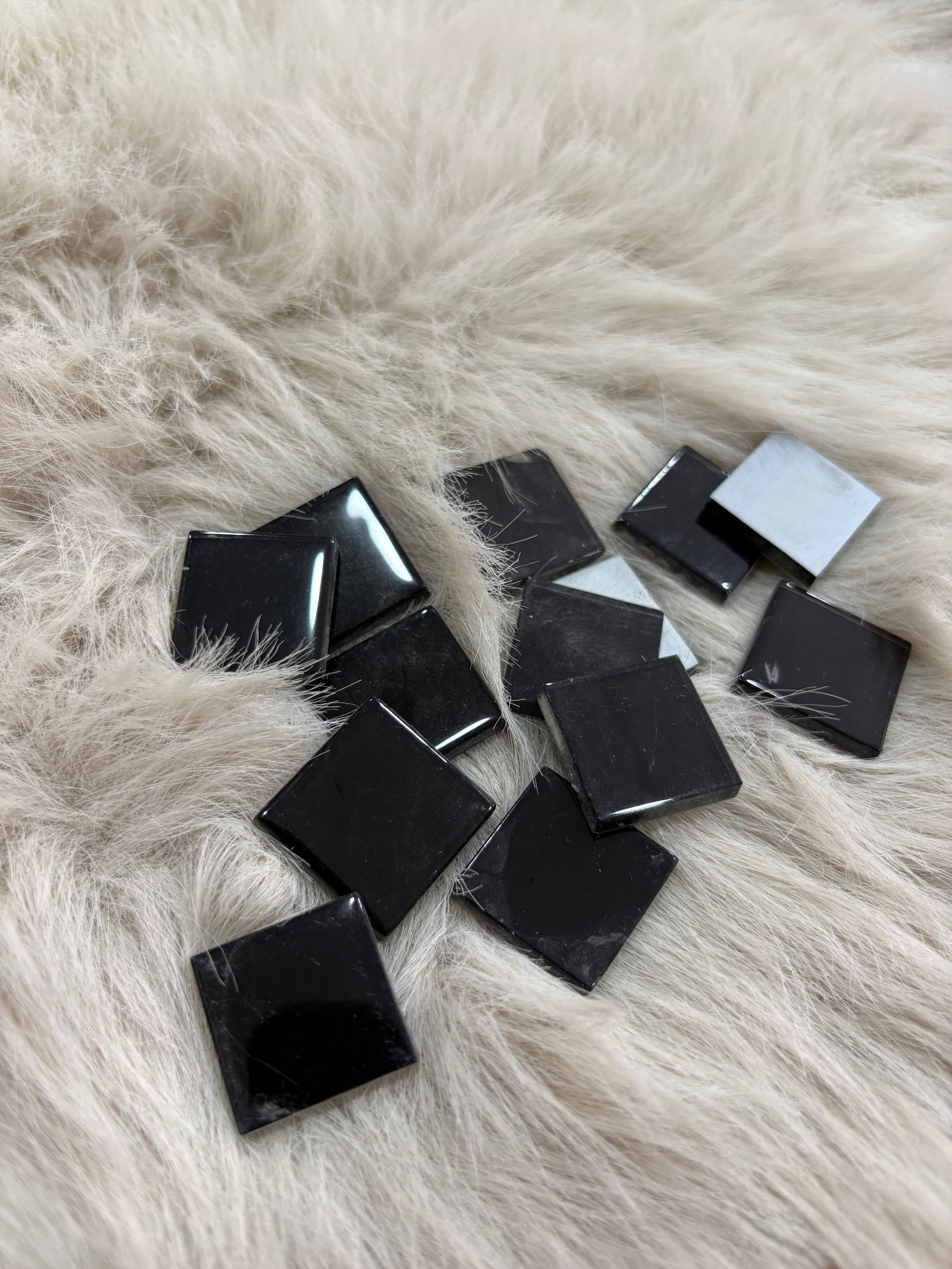 Sanatsal Kristal Mozaik KS-07 23x23mm Siyah