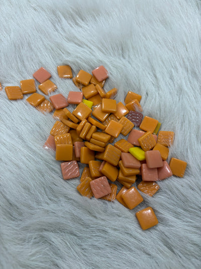 MX-03 Turunç Mix Tonlar Sanatsal Mozaik 15x15mm