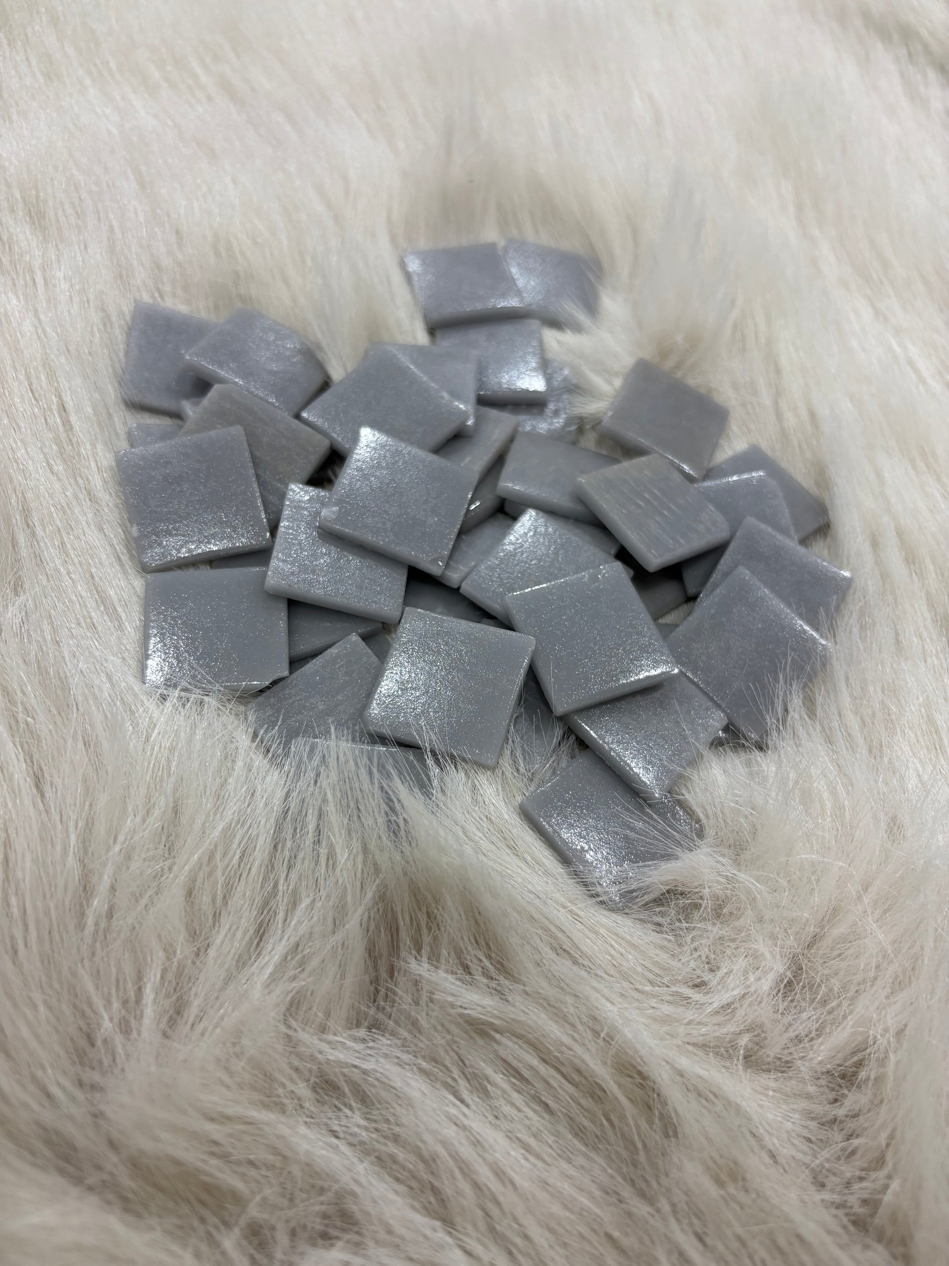 MT-06 Mat Gri Sanatsal Mozaik 25x25mm