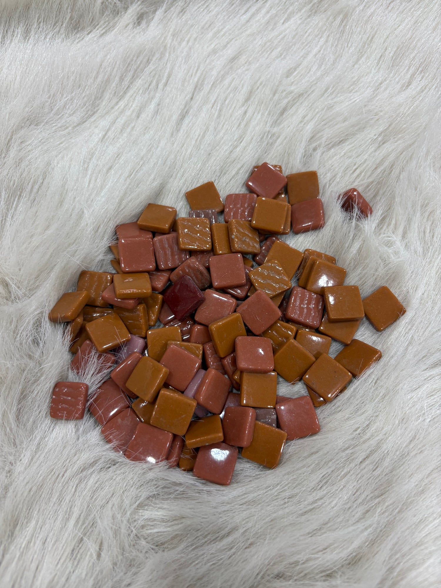 MX-02 Kahve Mix Tonlar Sanatsal Mozaik 15x15mm