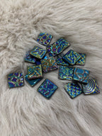 Sanatsal Dokulu Mozaik DC-01 25x25mm Lüsterium Metalik