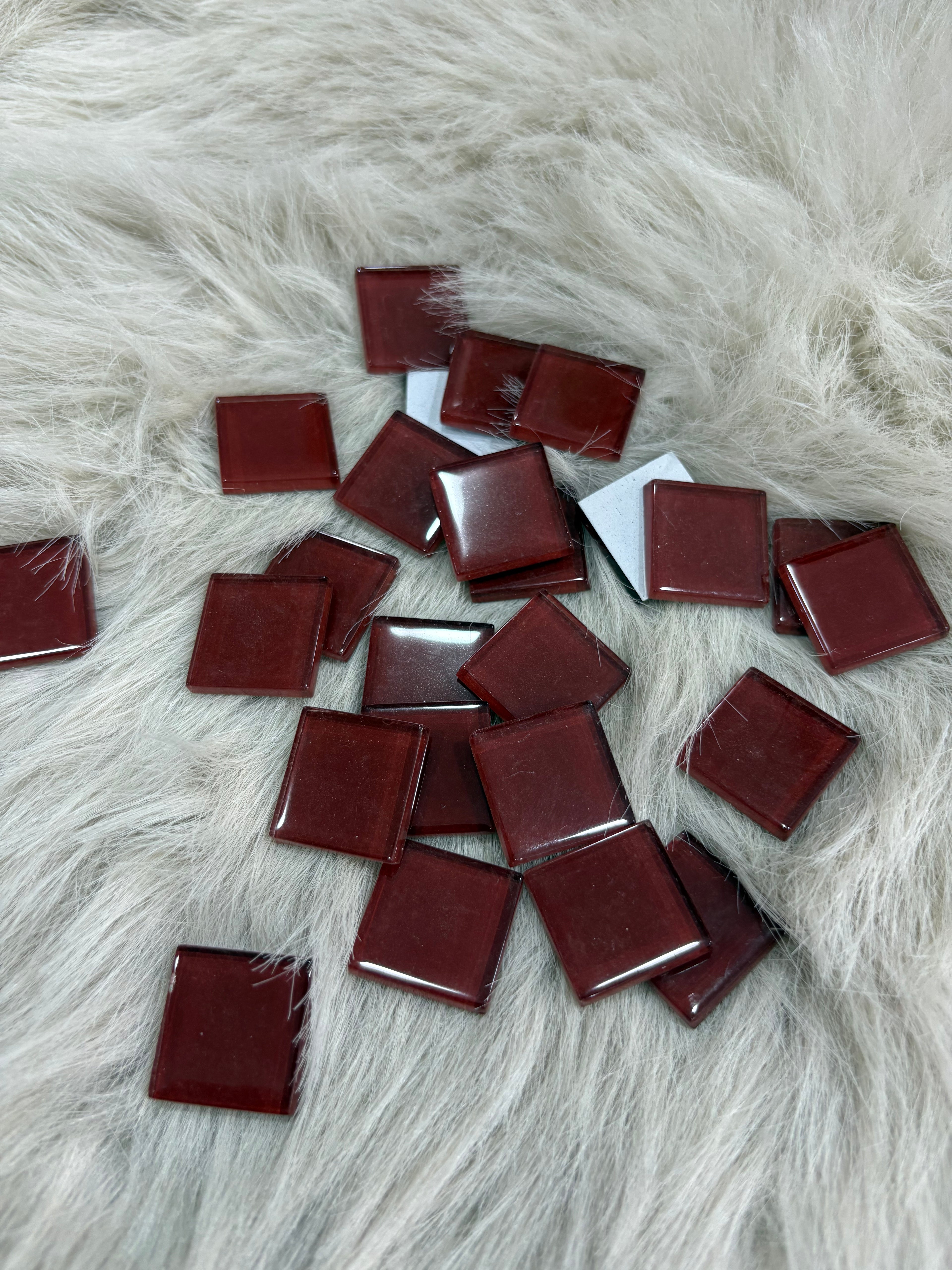 Sanatsal Kristal Mozaik KS-11 23x23mm Bordo