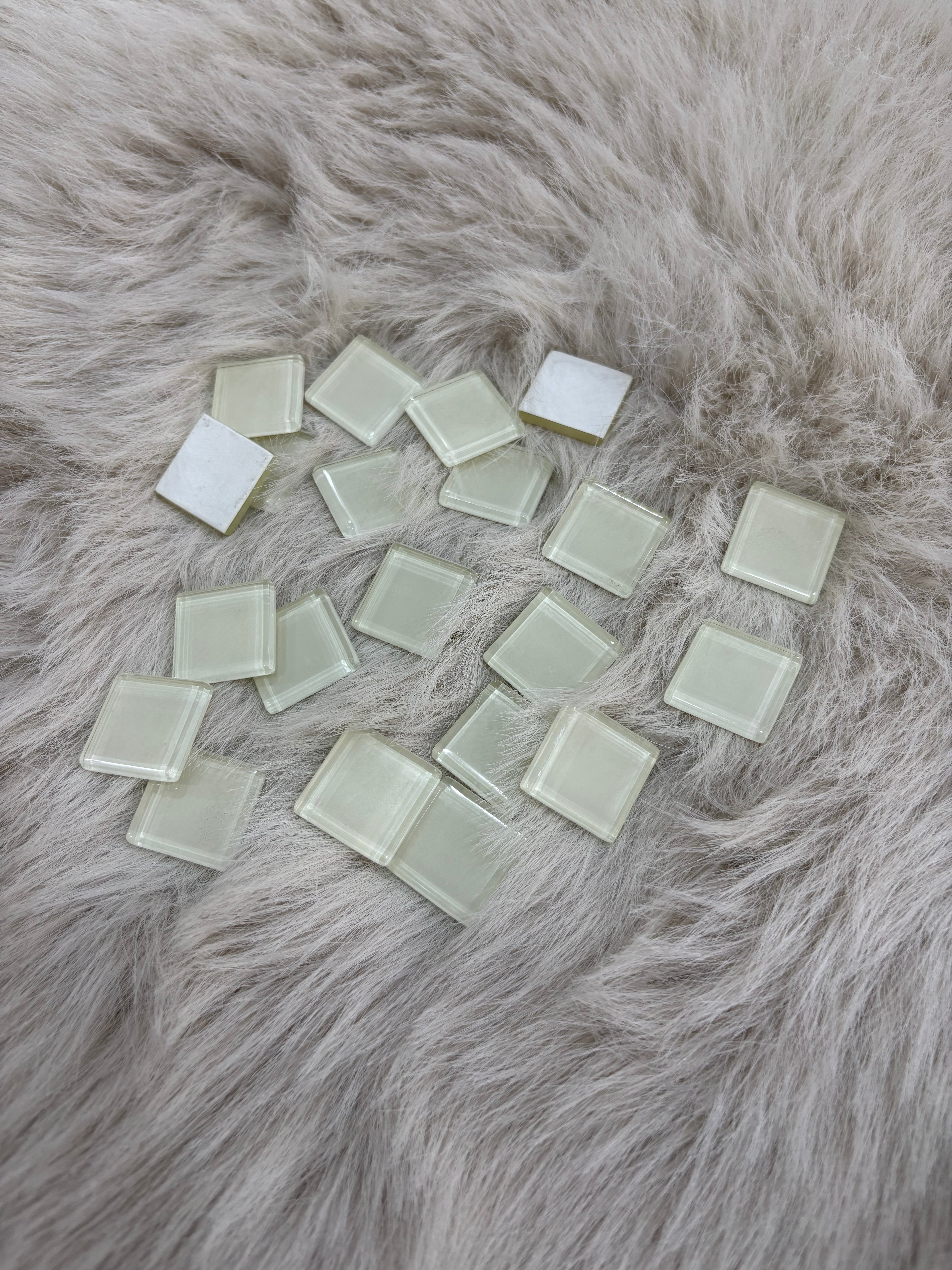 Sanatsal Kristal Mozaik KS-01 23x23mm Beyaz