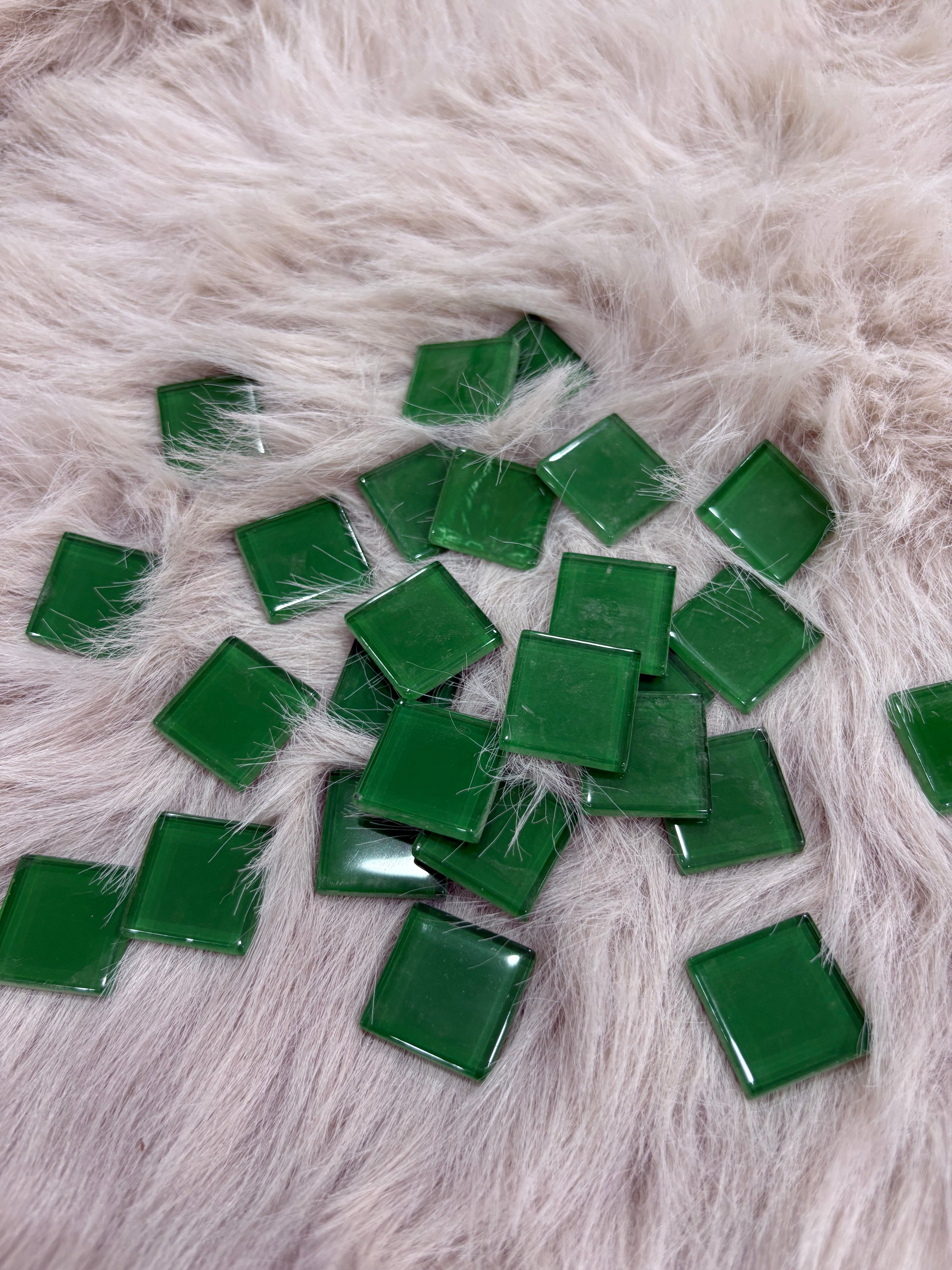 Sanatsal Kristal Mozaik KS-43 23x23mm Yeşil