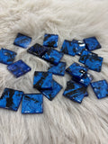 Sanatsal Kristal Mozaik KS-29 23x23mm Metalik Mavi