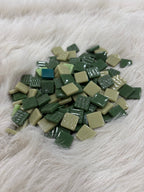 MX-04 Green Mix Shades Artistic Mosaic 15x15mm