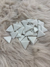 Sanatsal Mozaik UM-02 Beyaz Üçgen 30x30mm