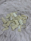Sanatsal Mozaik KD-03 Lüsterium Bej Mix Dikdörtgen 20x40mm