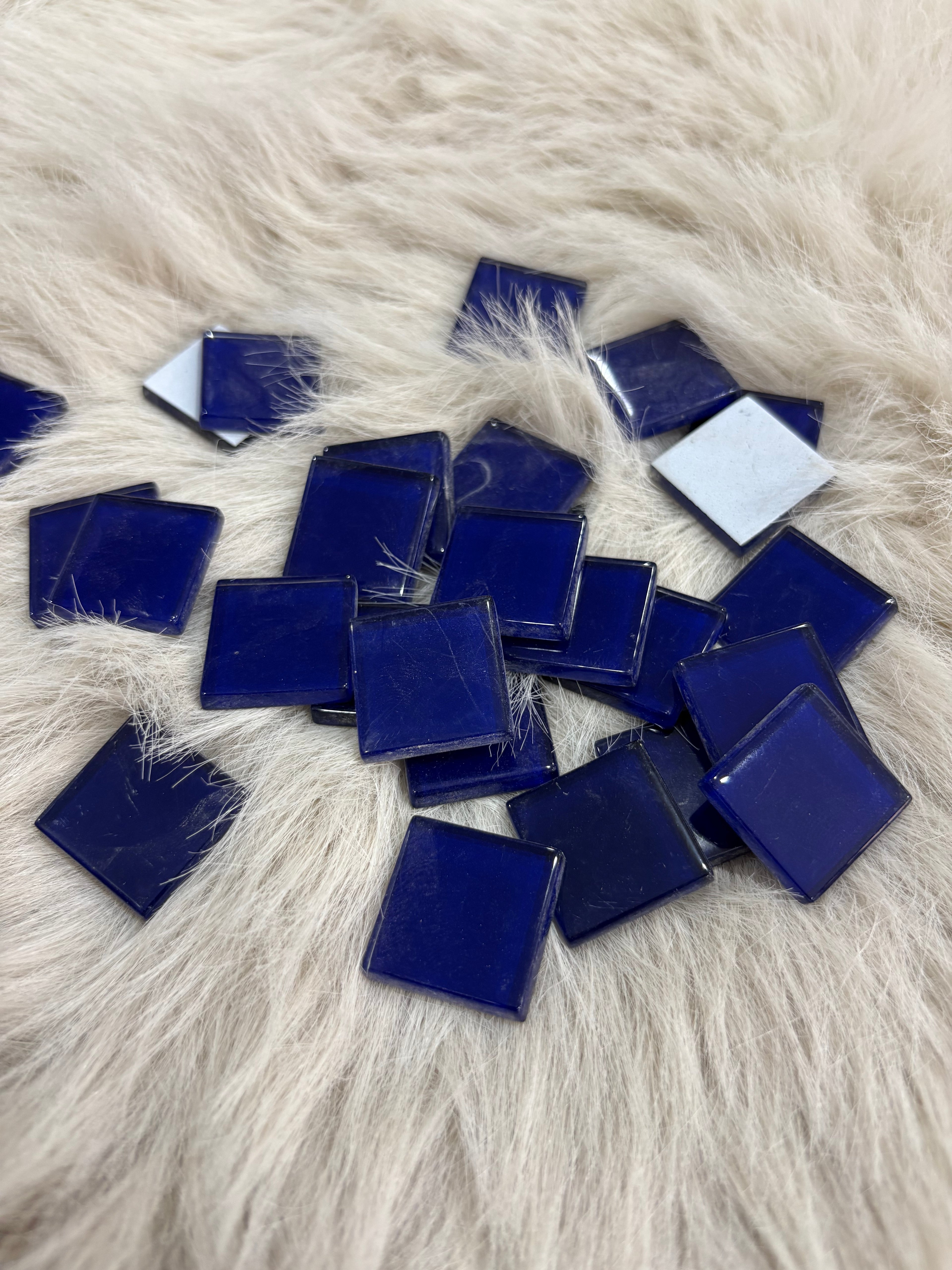 Sanatsal Kristal Mozaik KS-13 23x23mm Koyu Lacivert