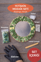 30x30cm Yuvarlak Pleksi Aynalı Yetişkin Set (Başlangıç Seviye)