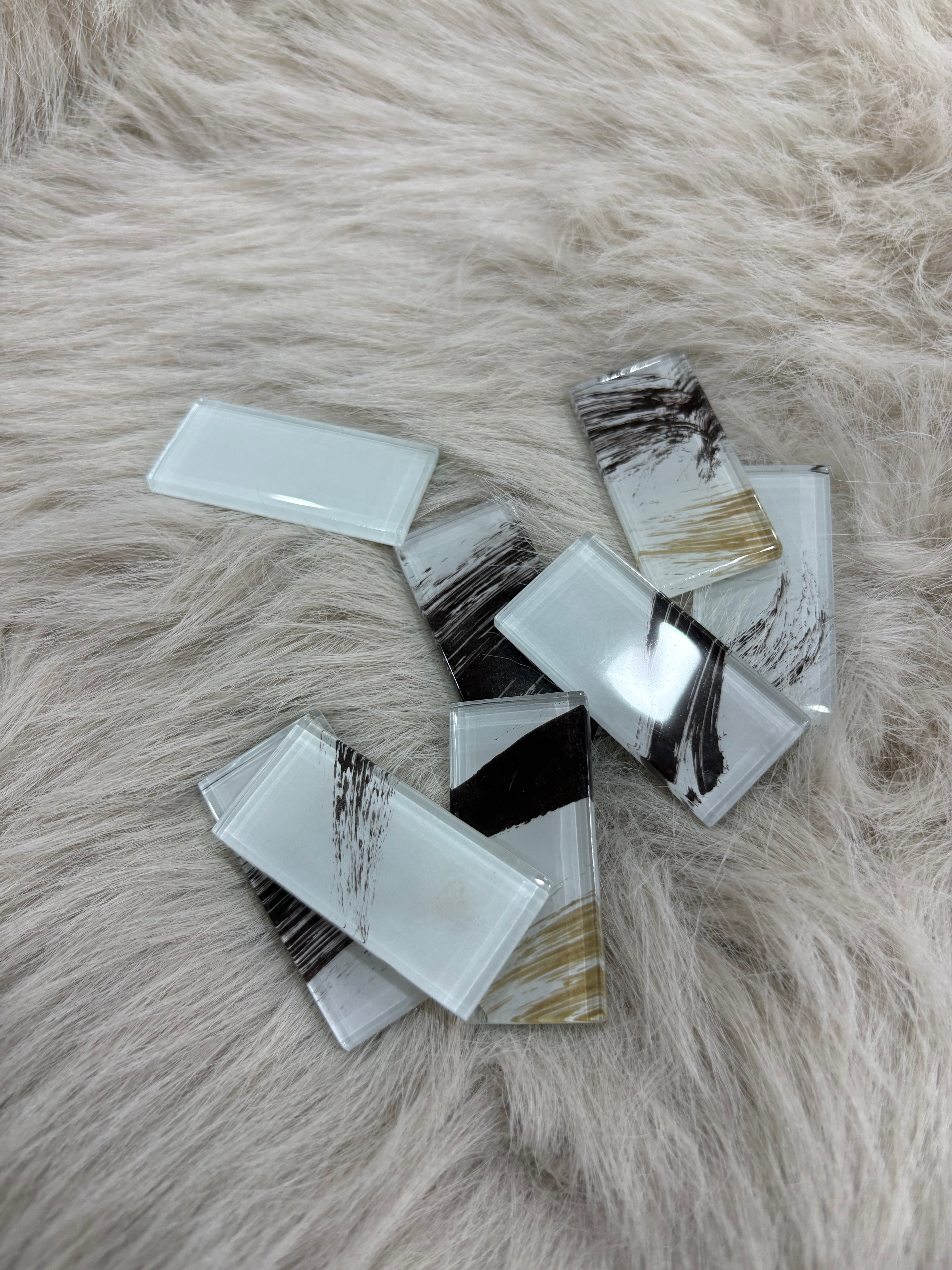 Sanatsal Kristal Mozaik SM-01 White Arte