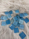 Sanatsal Kristal Mozaik KS-34 23x23mm Çizgili Hawai Mavi