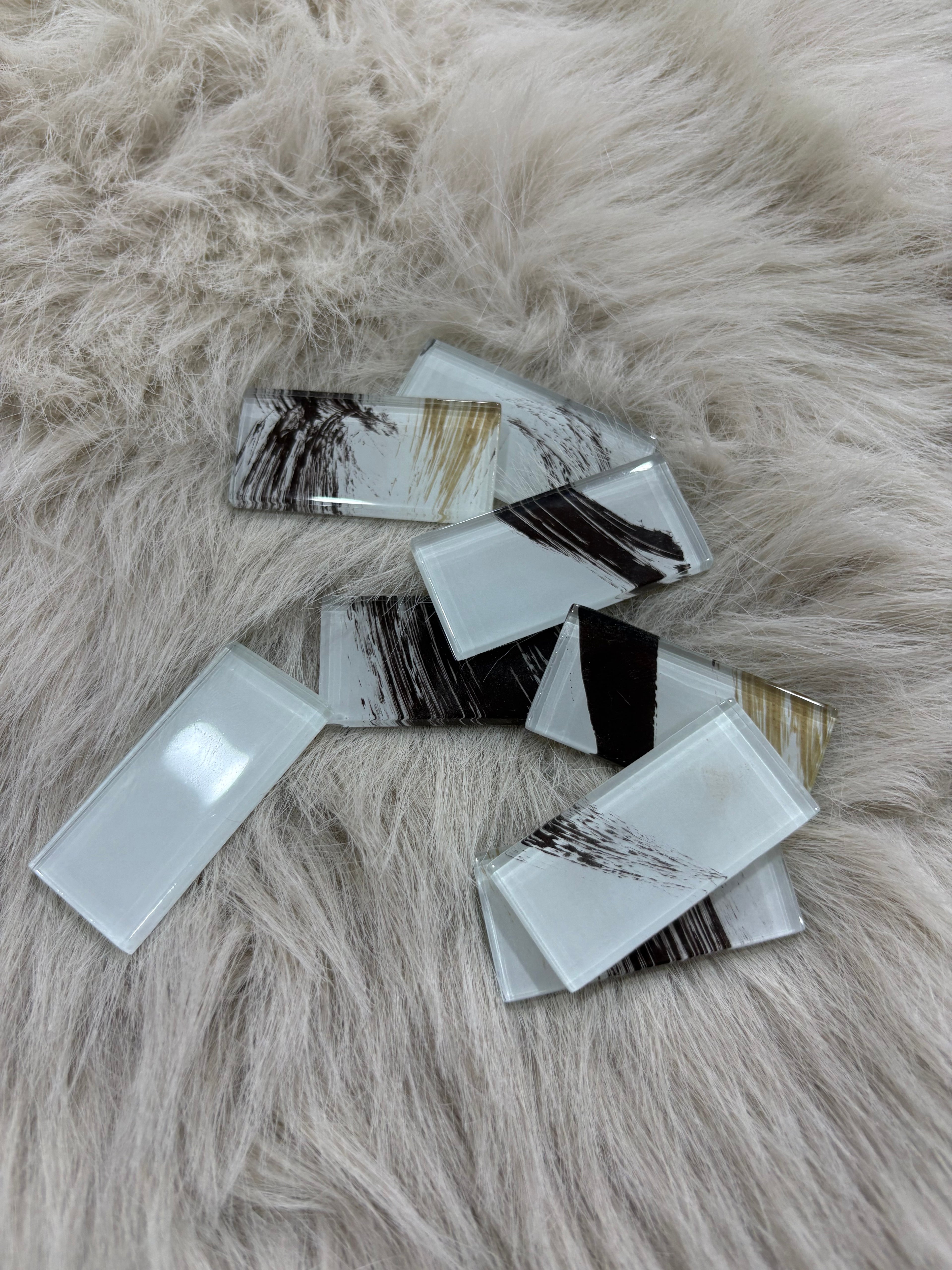 Sanatsal Kristal Mozaik SM-01 White Arte