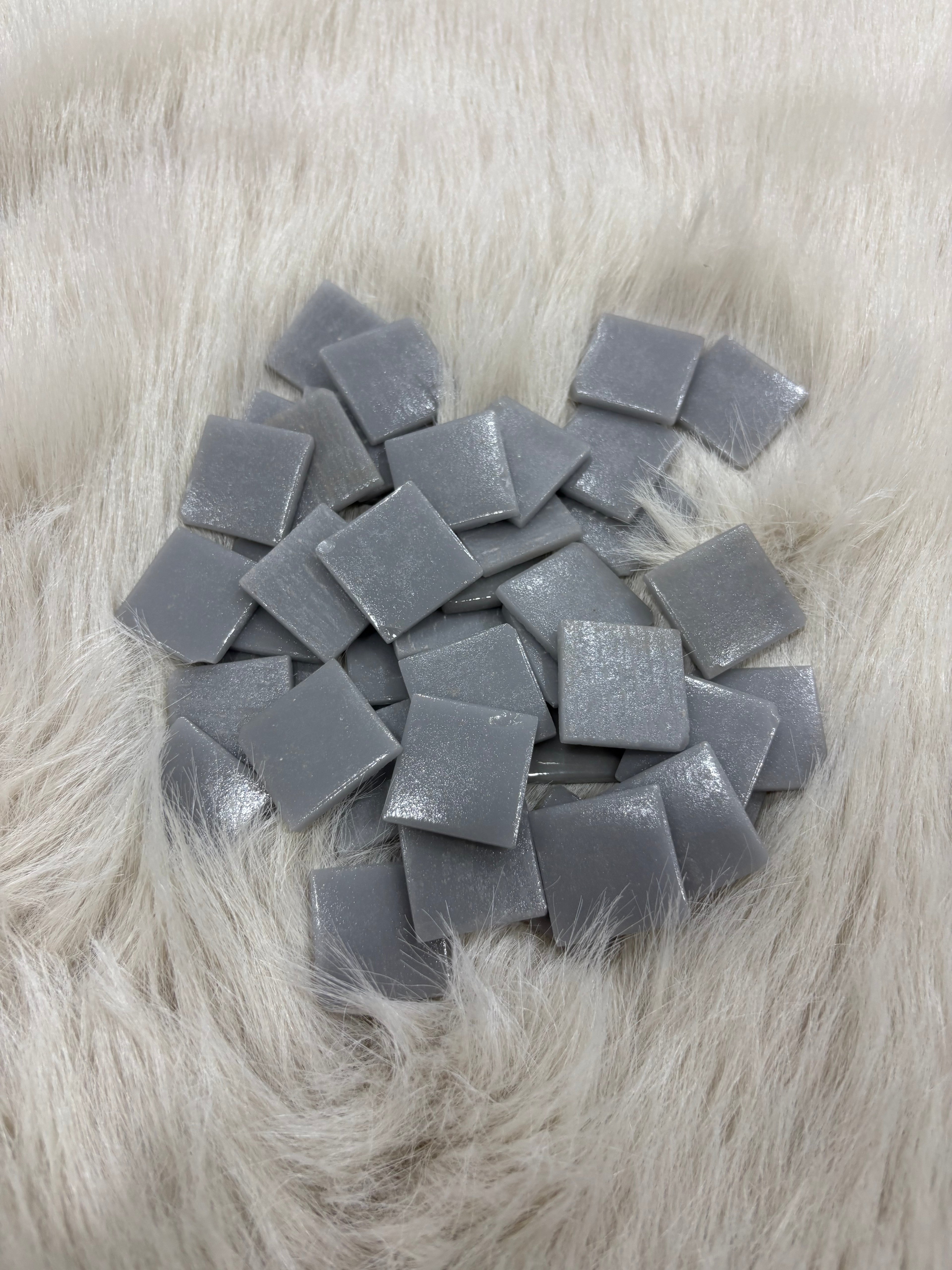 MT-06 Matt Grey Artistic Mosaic 25x25mm