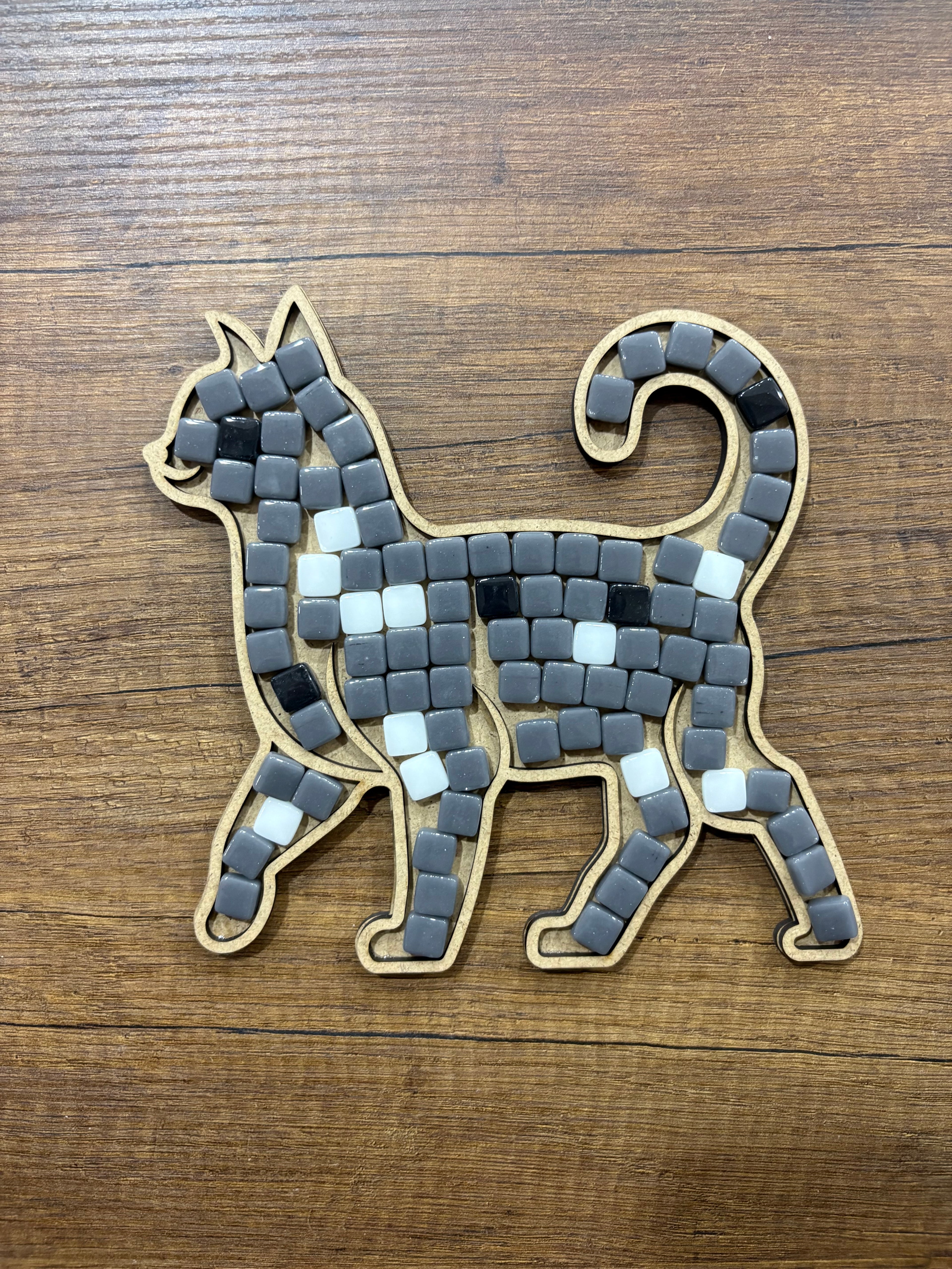 Kedi Figürlü Çocuk Mozaik Seti