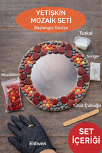 30x30cm Yuvarlak Pleksi Aynalı Yetişkin Set (Başlangıç Seviye)