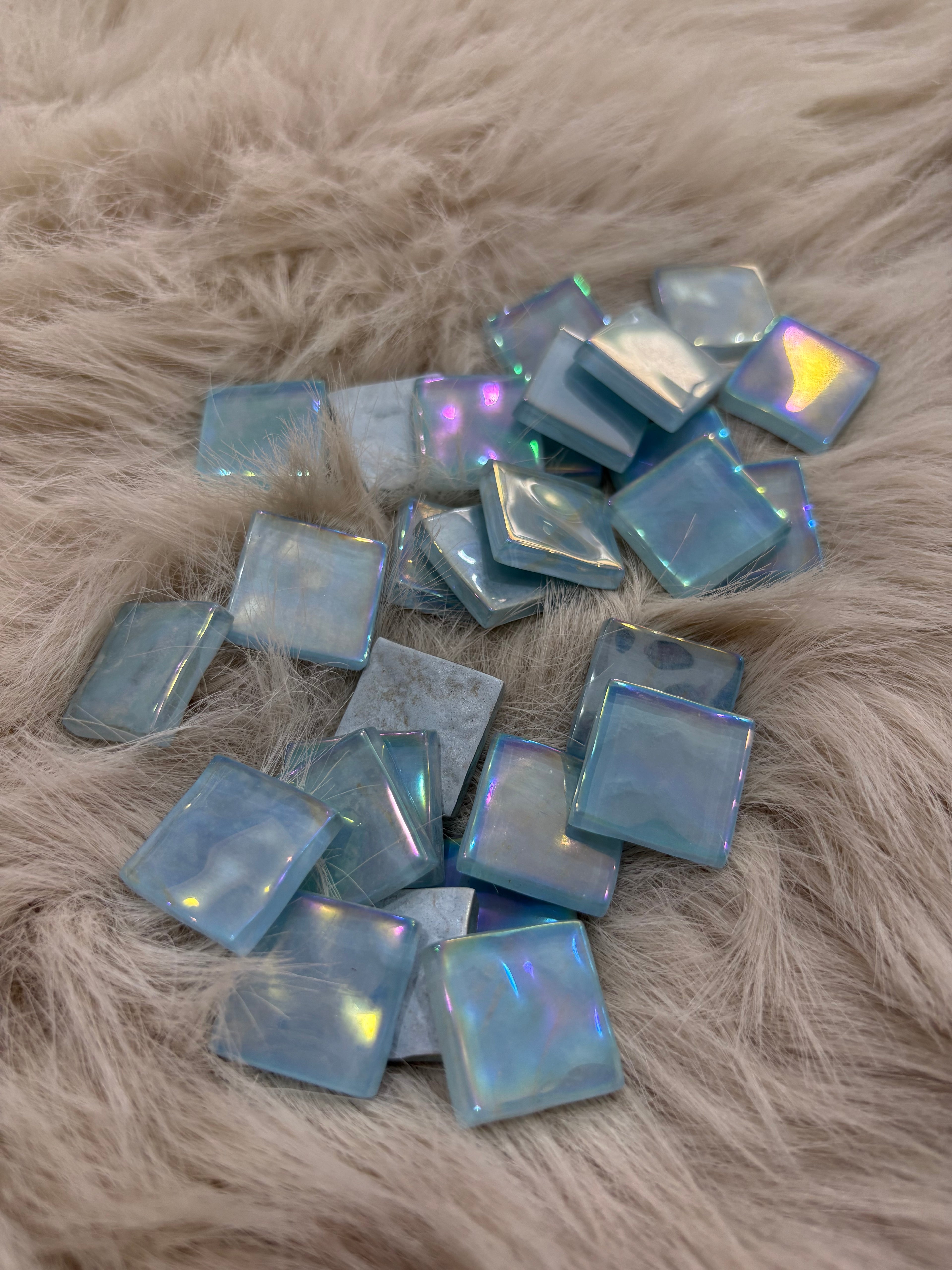 Sanatsal Kristal Mozaik KS-15 23x23mm Arte Premium Blue