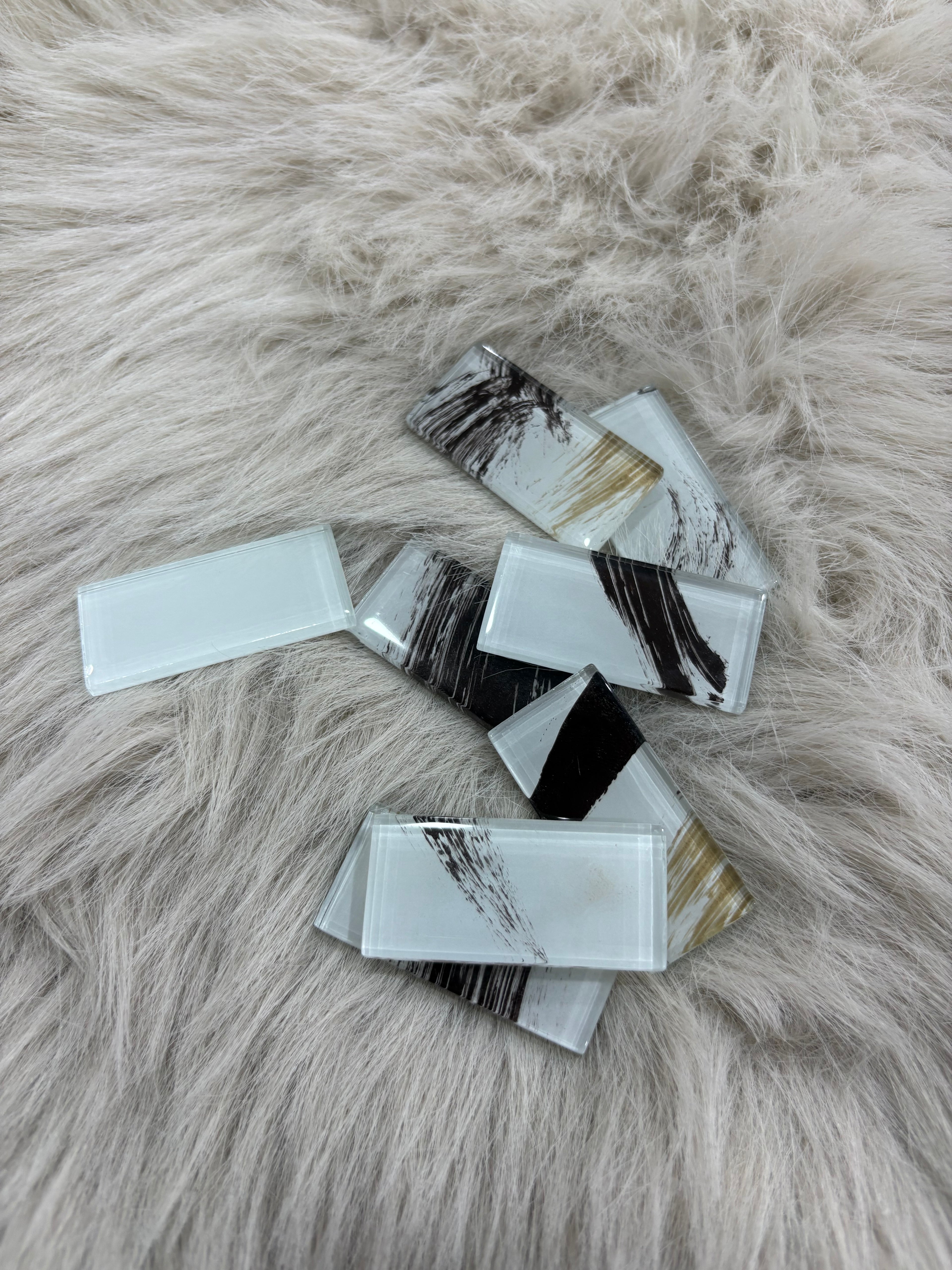 Sanatsal Kristal Mozaik SM-01 White Arte
