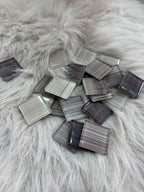 Sanatsal Kristal Mozaik KS-16 23x23mm Çizgili Bej Mix